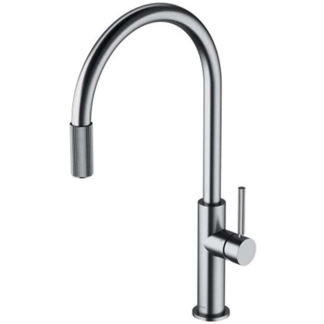 OMNIRES Switch - Spültischarmatur mit Filterfunktion, Nickel gebürstet SW9057NI (1/2)