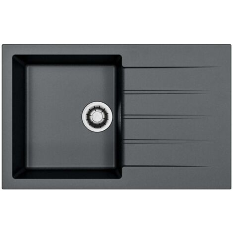 Alveus Cadit - Granitspüle 79x50 cm, Quick-Close, carbon 1149142 (1/3)
