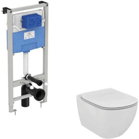Ideal Standard ProSys - Set - Vorwandelement ProSys, Klosett und WC-Sitz Tesi, Aquablade, SoftClose R038501 (1/5)