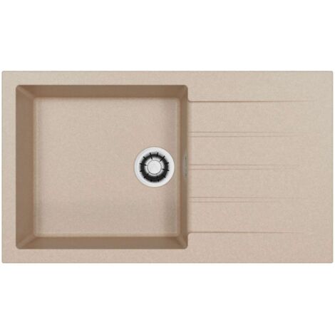 Alveus Cadit - Granitspüle 86x50 cm, Quick-Close, ivory 1149154 (1/2)