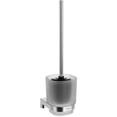Ravak Chrome - Wand-Toilettenbürste, mit Halter, Glas/Chrom X07P1371 (1/4)
