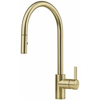 Franke Eos Neo - Spültischarmatur FC 0045.504, mit ausziehbarer Brause, Gold 115.0681.244