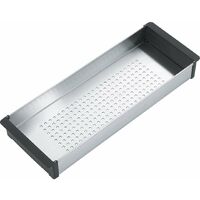Franke Zubehör - Spülbecken-Abtropfschale, Edelstahl/Kunststoff schwarz 112.0659.398