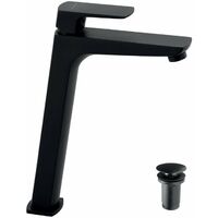 Novaservis Nobless Ego - Waschtischarmatur mit Ablauf, schwarz matt 43503,5