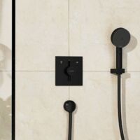Hansgrohe DuoTurn E - Unterputzarmatur für 2 Verbraucher, schwarz matt 75417670