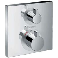 Hansgrohe Ecostat Square - Thermostatarmatur - Unterputz für 2 Verbraucher, verchromt 15714000