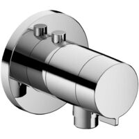 Keuco IXMO - Unterputz-Thermostat-Duscharmatur SOLO mit Montagekörper, Chrom 59554010021