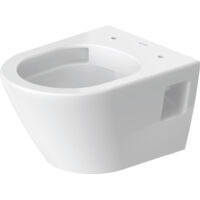 Duravit D-Neo Wand-WC Compact, Tiefspüler, Abgang waagerecht,