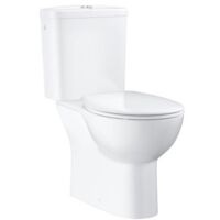 Grohe Bau Ceramic - Set - Stand-WC-Kombination mit Spülkasten + WC-Sitz SoftClose, Rimless, Alpinweiß 39346000
