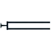 Duravit Starck T - Doppel-Handtuchhalter, drehbar, Länge 47 cm, Bronze gebürstet 0099410400