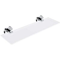 Nimco Unix - Ablage, Länge 40 cm, Milchglas/Chrom UN 13091B-40-26