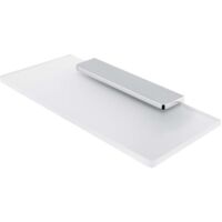 Nimco Maya - Ablage, 20 cm, mattes Glas/Chrom MA 29091B-20-26
