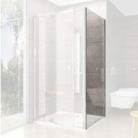 Ravak Pivot - Duschwand PPS-80, 77-80 cm, Aluminium poliert/Klarglas 90G40C00Z1