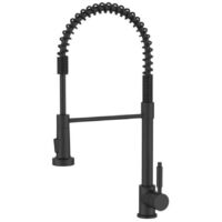 Alveus Urban - Spültischarmatur mit flexiblem Arm und Brause, schwarz matt 1150887