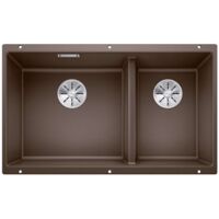 Blanco Subline 480/320 - Silgranitspüle, 86x46 cm, Kaffee 523593