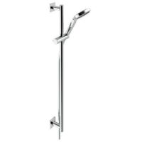 Keuco Brause-Set IXMO verchromt, Rosetten eckig, 3 Strahlarten