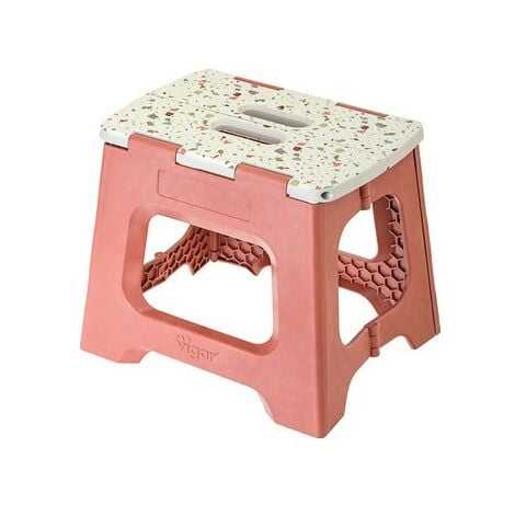 KLAPPBARER HOCKER 32 CM TERRAZZO 10180