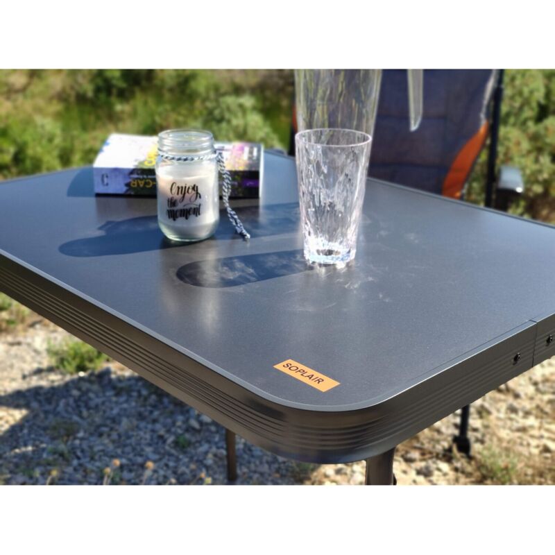 Table de camping pliante Modèle Flex Bambou - Just4Camper Soplair