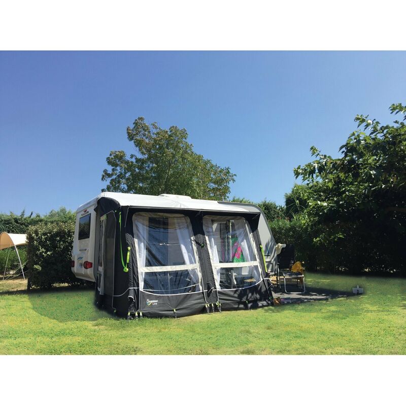 AUVENT GONFLABLE CARAVANE GRANDE AIR ALL SEASON LARGEUR 330 ET 390