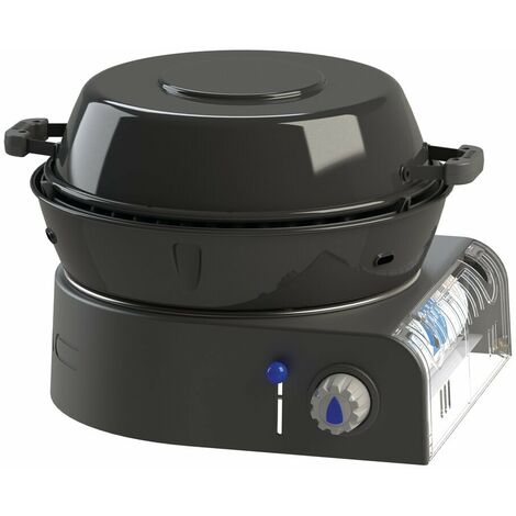 Barbecue à gaz compact Safari Chef 30 – Allumage piezoélectrique – 39 cm hauteur – 32 cm largeur – Sac de transport inclus – Cadac