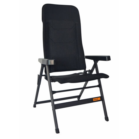 Soplair Major Noir Fauteuil Camping Confortable Léger