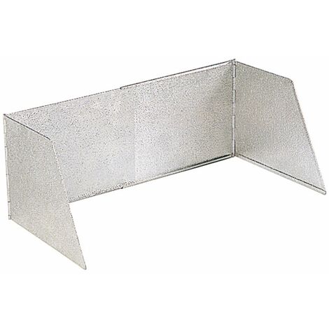 Pare-flamme en aluminium extensible pour réchaud à gaz – Protection contre le vent – Dimensions 59 x 24 x 28 cm – Poids 0,5 kg