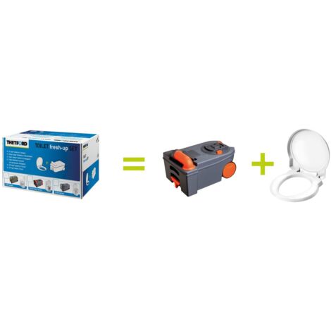 Kit Renov'Toilettes pour camping-car – Réservoir à matières avec roulettes – Compatible modèles C2/C3/C4 – Facile à installer – Thetford