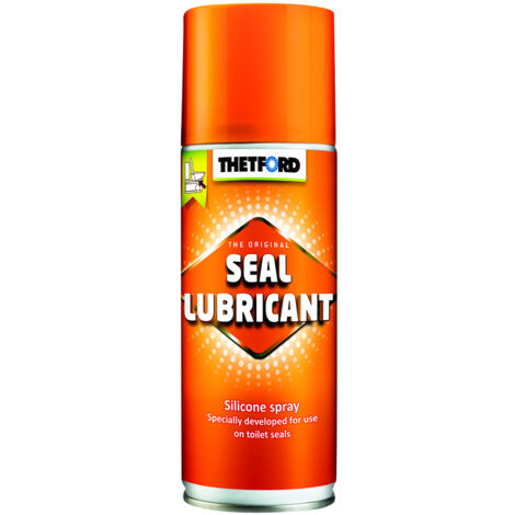 Spray lubrifiant pour toilettes de camping-car – Contenance 200 ml – Préserve joints d'étanchéité – Évite grincements et fuites – Thetford