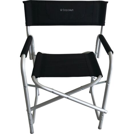 Fauteuil de camping pliant Director Baya Sun – Toile polyester 600D – Charge max 100 kg – Dimensions 51x57x85 cm – Poids 2,5 kg