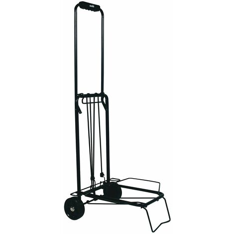 Chariot d'atelier pliable en acier – Charge max. 30 kg – Dimensions déplié 90 x 30,5 x 85 cm – Sangle de fixation incluse