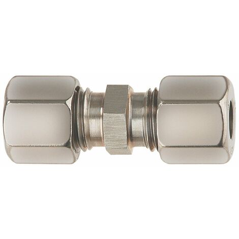 Raccord gaz vissé 770200 8 x 8 mm – Droit avec bague coupante type D – Compatible caravanes et camping-cars – Norme EN ISO 8434-2000-SC – GOK