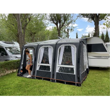 Auvent gonflable partiel 390 cm – Toit en toile RoofOne 230 g/m² – Murs en toile PolyOne 220 g/m² – Hauteur de montage 235-250 cm – Soplair (1/5)