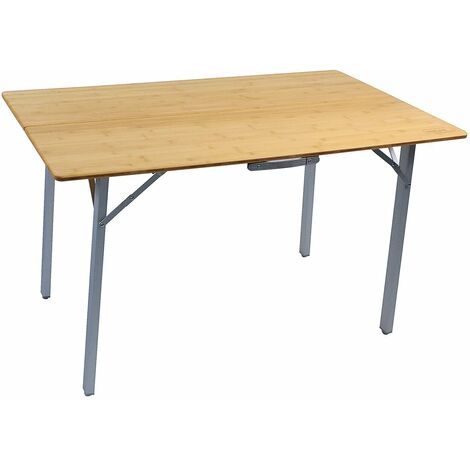 Table de camping pliante Modèle Bambou valise SOPLAIR Dimension (cm) - 100 x 72 x 70, Nombre de places - 2 personnes (1/5)