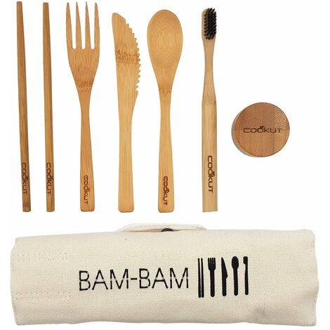Kit Bam Bam en bambou zéro déchet COOKUT (1/5)