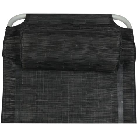 Repose tête pour fauteuils de camping Confort, Confort Maxi et Eco MIDLAND Coloris - Noir (1/2)