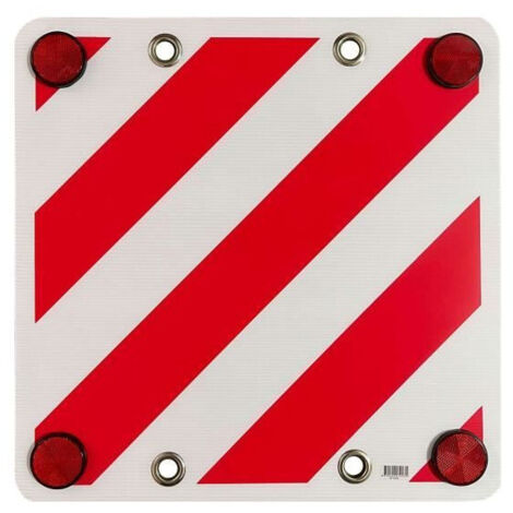 Optima – Panneau de signalisation pour porte-vélo déployé – Dimensions 500 x 500 mm – Conforme CE – Utilisation en position dépliée
