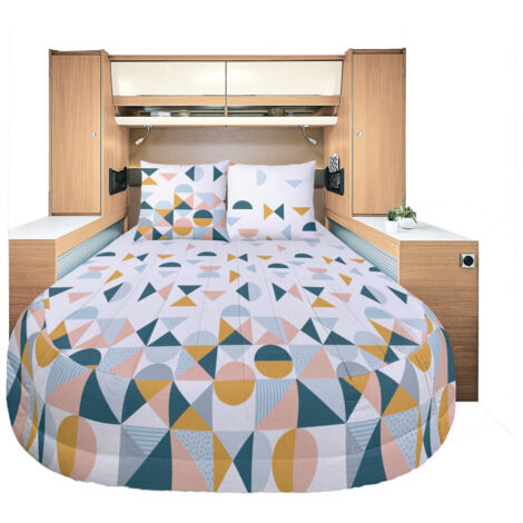 INCASA Prêt à dormir 100% coton Fjord 140 x 190 cm