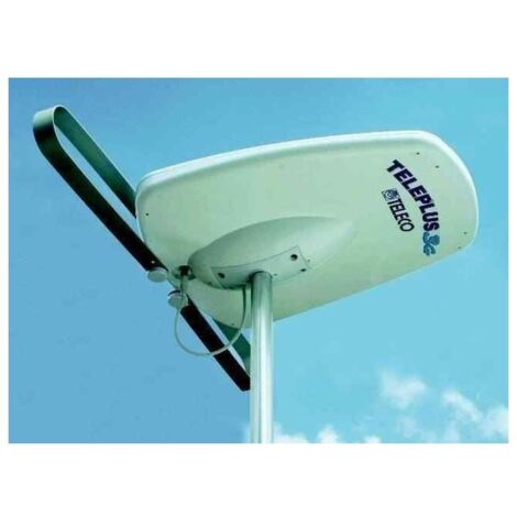 Antenne Tv Directionnelle Teleplus 3g Avec Amplificateur At412 5g Et Fixation Zamak, Câble Coaxial 5m - Teleco