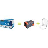 Réservoir de chasse d'eau pour camping-car – Kit Renov'Toilettes C250 avec lunette et abattant – Réservoir à matières avec roulettes – Thetford