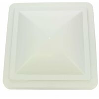 Dôme pour lanterneau 40x40 – Longueur 400mm – Largeur 400mm – Hauteur 70mm – Modèle 40x40 pour espaces confinés – Fiamma