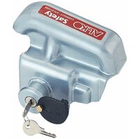 Antivol caravane pour tête d'attelage et stabilisateurs – Cylindre en acier spécial – Compatible AKS 1300 – Sécurise attelage et stabilisateur – Al-Ko