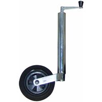 Roue jockey télescopique pour caravane et remorque OPTIMA Modèle - Diam. 48 mm - Roulette 200mm