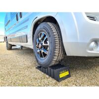 4 Cales Stabilisation Camping-car – Blocs Antidérapants PVC – Pour Sols Irréguliers, Plage, Voyage