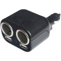 Multiprises double 12 Volts et USB POWERLIB'
