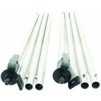 Barres de soutien arrière pour auvent gonflable – Lot de 2 barres extensibles 180-280 cm – Fixation sécurisée contre paroi véhicule – Soplair