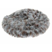 Rideaux De Porte Chenille Tricolore Marron / Blanc / Gris 56 X 185 Cm - Incasa
