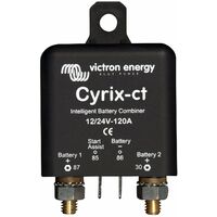 Victron – Coupleur de batterie Cyrix-CT – Régulateur solaire 120A continu – Tension 12/24V – Détection automatique – Pour batteries lithium et AGM