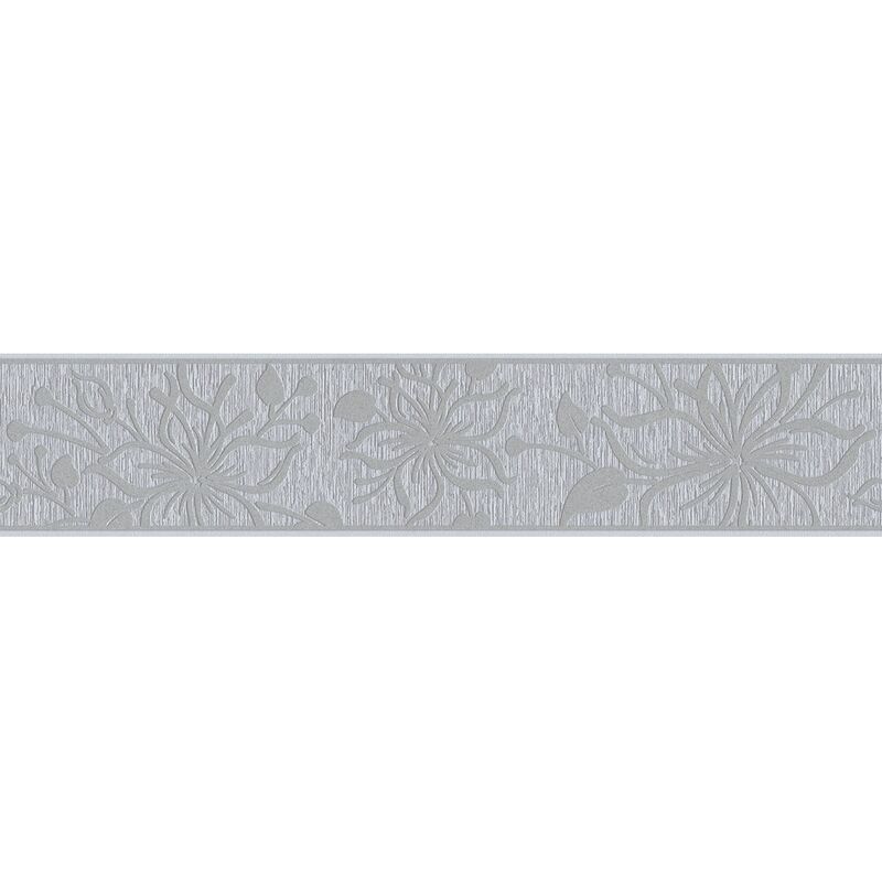 Selbstklebende Papier-Bordüre A.S. Creation Only Borders 8 Blumenranke  braun 5 m x 5 cm