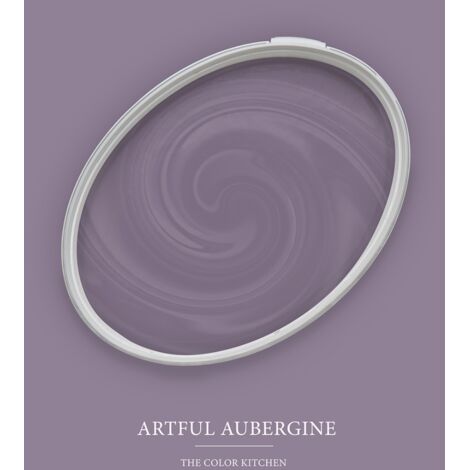 Wandfarbe Violett matt The Color Kitchen Artful Aubergine Exklusive Innendispersion 5 Liter