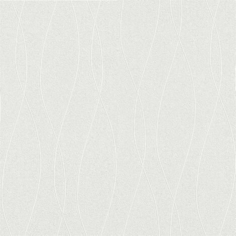 Vliestapete 142518 Tapete Putz 106 x 2500 cm Rasch Selection Weiß (1/4)
